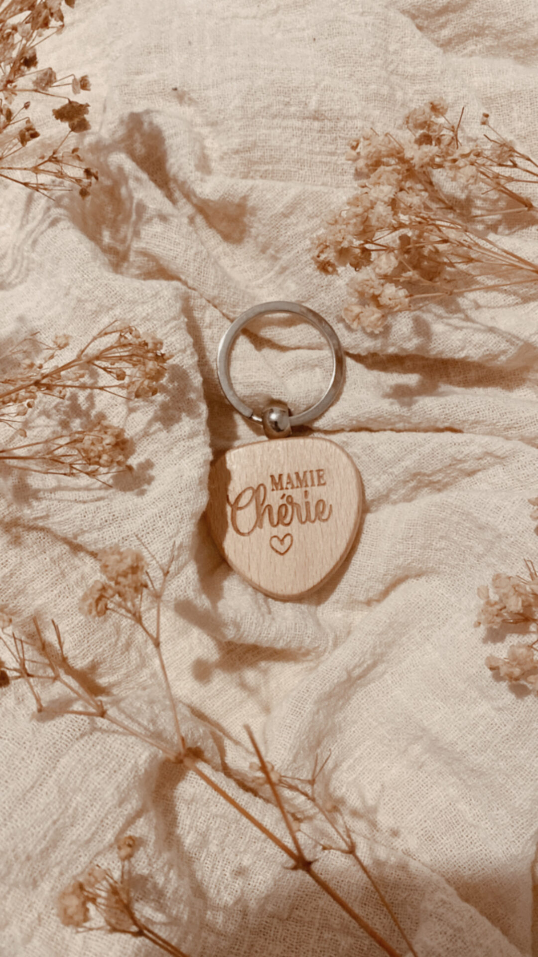 portecle_latelierophelie Mamie chérie - porte clé